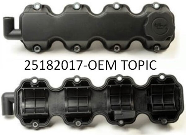 ≡ Крышка клапанная в сборе Шевроле АВЕО Т250 25182017-GM (Korea